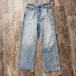 Rùadh High-Rise Wide Leg Jeans 28